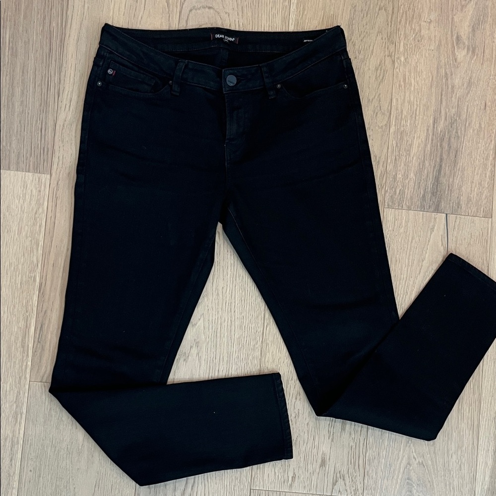 Dear John brand Black mid-Rise Skinny Jeans